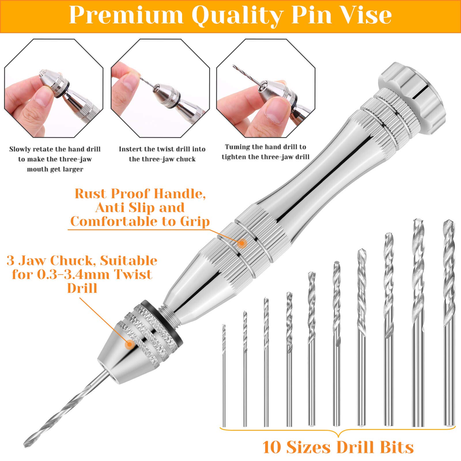 Amazon.co.jp: 樹脂製ドリルピンバイス 樹脂鋳造型用 Flasoo Jewelry